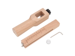Primerox cortador de couro manual com bastão ajustável e escala para cintos e tiras diy