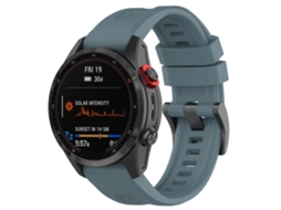 Bracelete Silicone Liberação Rápida 26Mm para Garmin Fenix 7X/7X Solar/6X/6X Pro/Tactix 7 Verde Meia-Noite