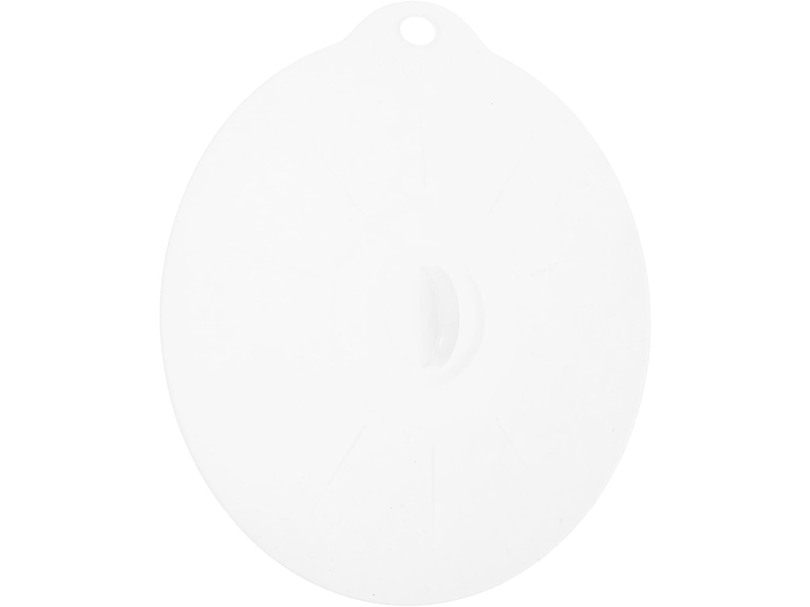 Cuvercle E Bls Pure White Micron-ndes Silicone Reutilizável