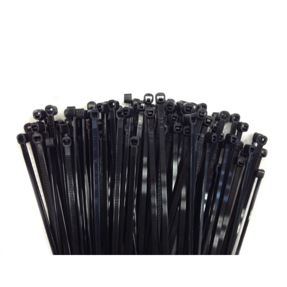 Abraçadeiras Pretas 370x4,8 Mm Uv Poliamida 6.6 - Pack De 5000