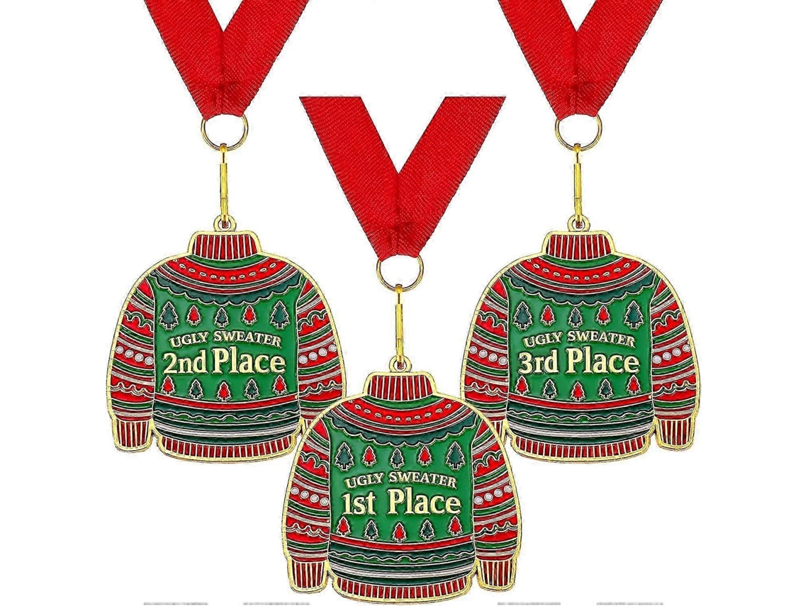 Medalha De Competição Climática De Alta Qualidade Enfeite De Natal Olysi Shop