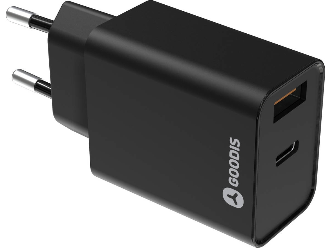 Kit Carregador GOODIS USB-C - 20W e USB-A - 18W (Outlet Caixa Aberta)