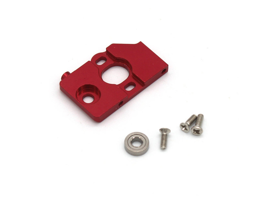 Suporte de Motor de Metal Reforçado Vermelho para Wltoys 284131 284010 284161 K989 K969 1/28 Rc Carros Veículos Modelos Peças MDUG
