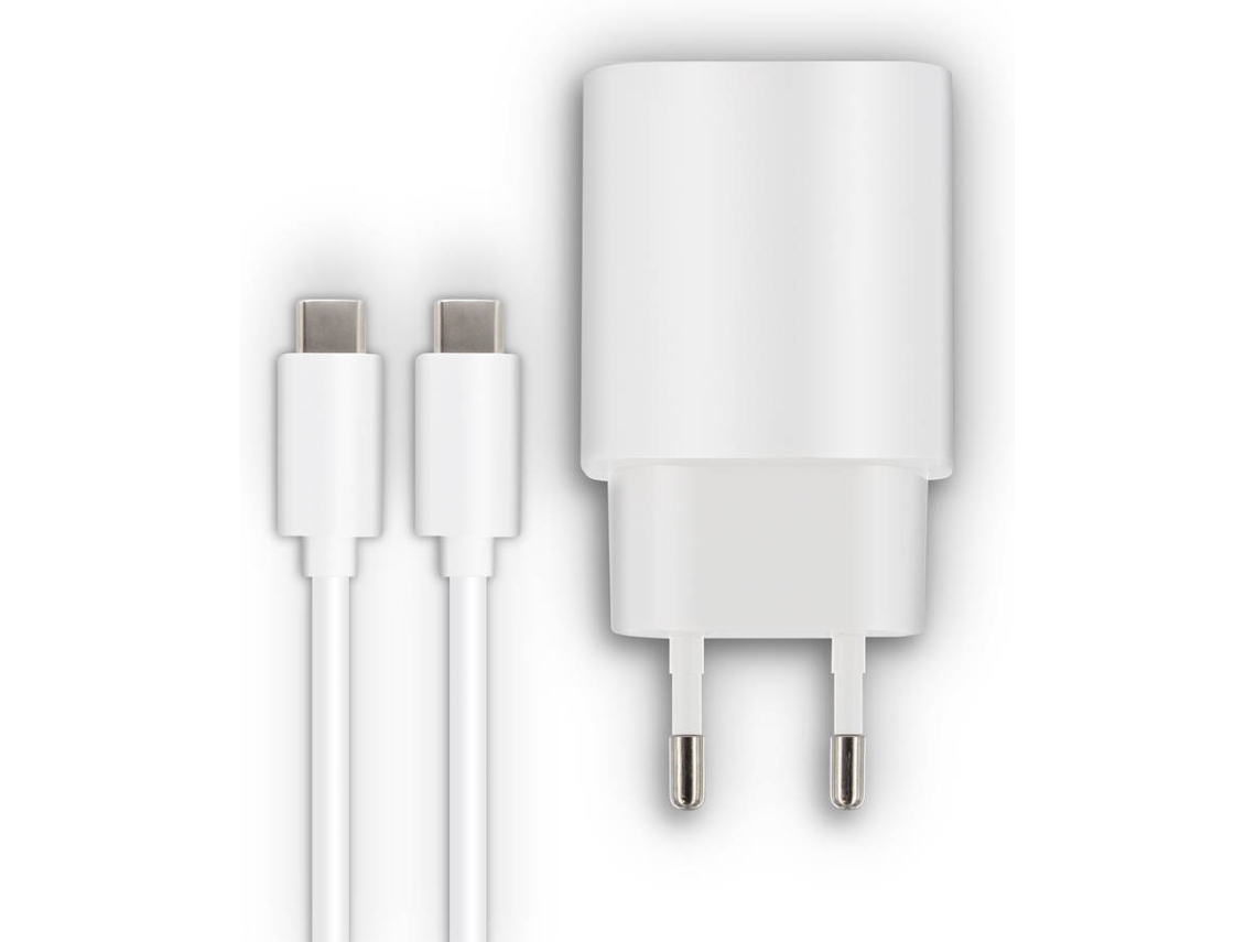 Carregador + Cabo MOOOV 730320 (UBS-C - 1.2m - Branco)