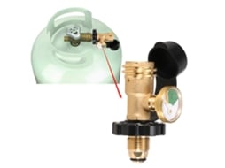 Adaptador de Botijão de Propano Lixada com Medidor