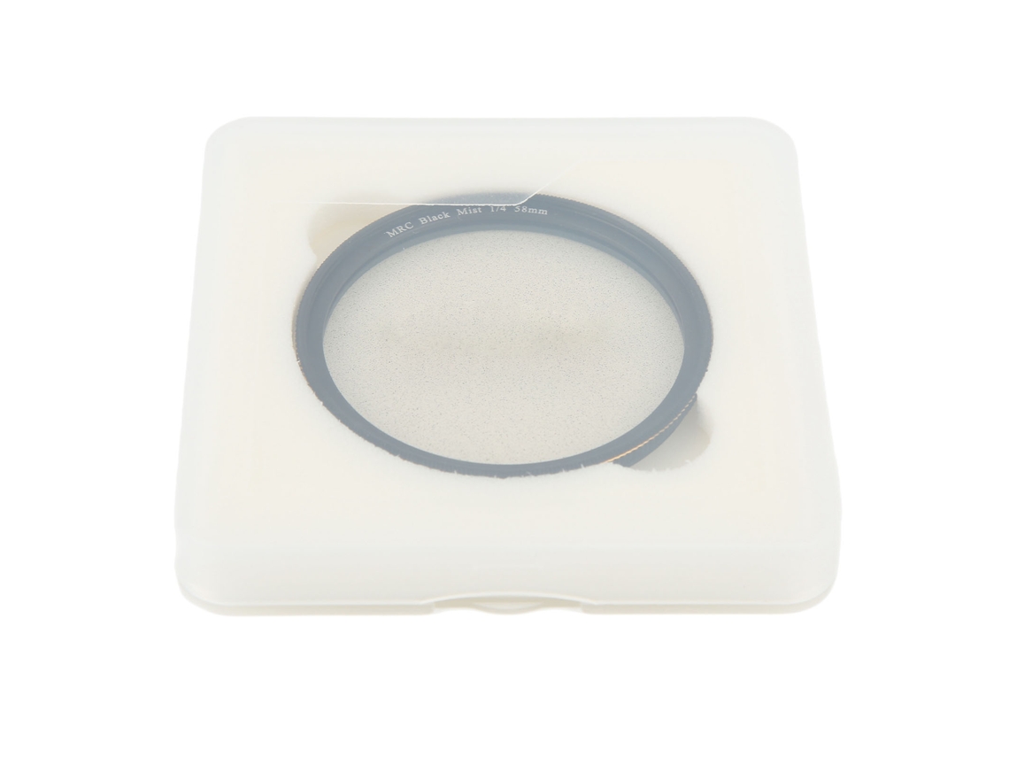 Filtro Black Diffusion 1/4 Efeito Cinemático Névoa Foco Suave 18 Camadas Para Fotografia De Retratos 58mm