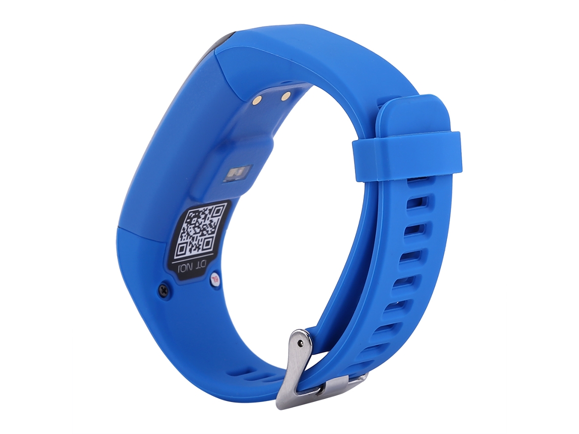 Smart Watch e Pulseira Inteligente com Pedometer e Bluetooth, Modelo F1 Azul. EOOCOO