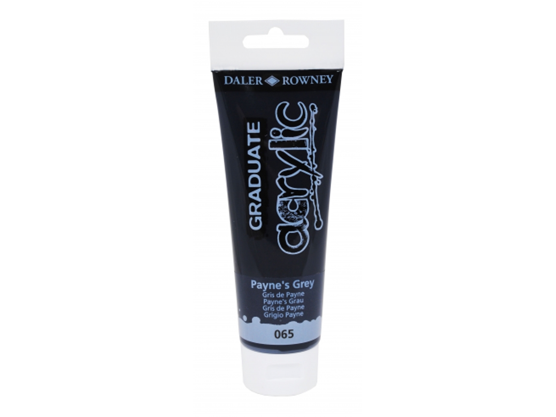 Pintura Acrílica Graduate Daler Rowny 120 Ml (065 Cinzento De Payne)