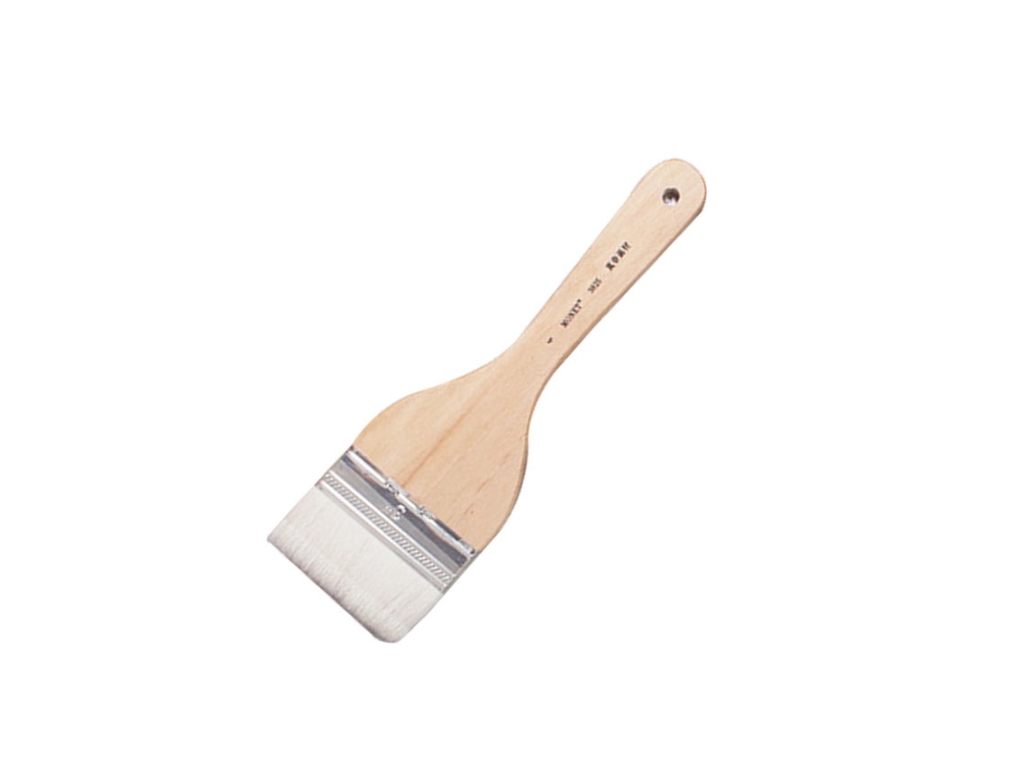 Pincel de Pintura Profissional Cabelo Macio Cabo Madeira para Água Óleo Acrílico Gouache Grande Tamanho | S/MARCA