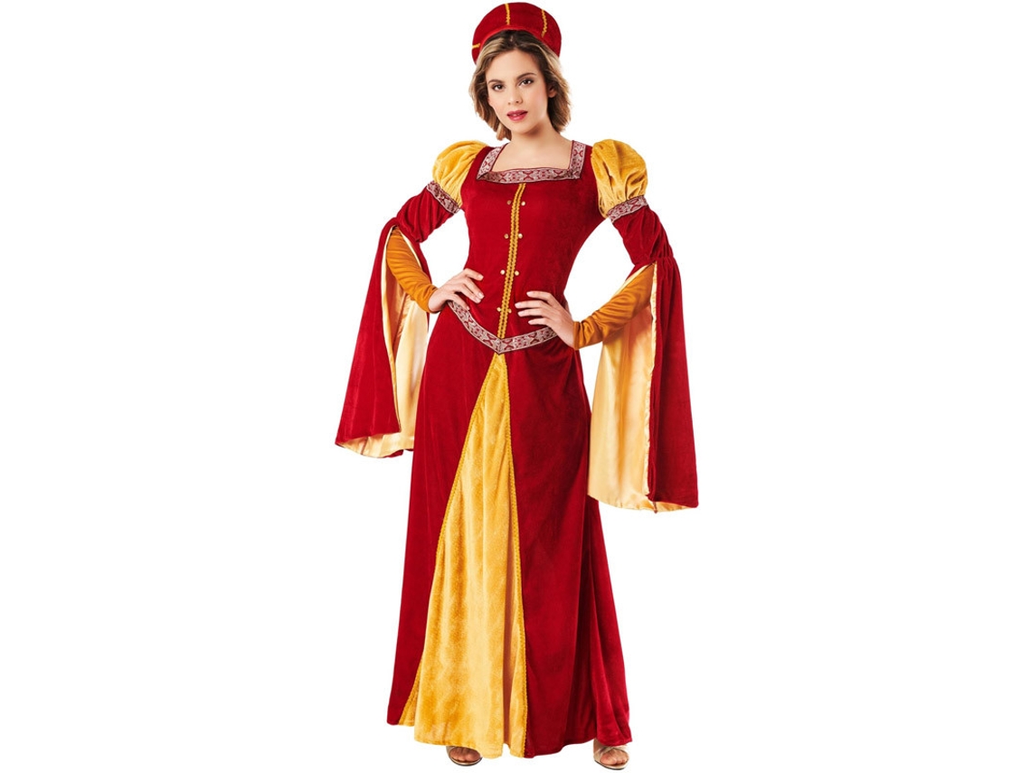 Fato de Mulher CAR&GUS Princesa Medieval Renascentista (Tam.: M/L)