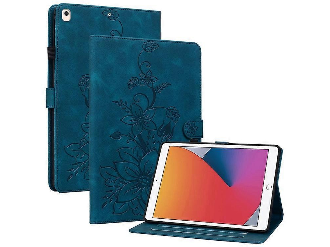 Capa Protetora De Couro Pu Com Impressão Digital, Compatível Com Ipad 10.2 (2021) / (2019) / (2020).