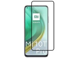 EVELATUS Full Cover Vidro 2.5D Xiaomi Mi 10T Pro Antiestático / Japão Cola Preta