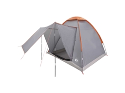 Conjunto 1 Barraca De Camping Vidaxl Cinzento Poliéster (2 Pessoas)