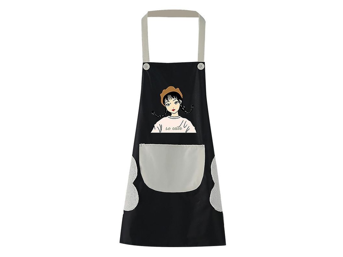 Delantal Sem Mangas De Cozinha Cartoon Bosaid Impermeável Anti-gordura Material Pvc E Felpa Coral 9