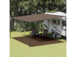 Vidaxl Tapete De Campismo Para Tenda 400x500 Cm Castanho