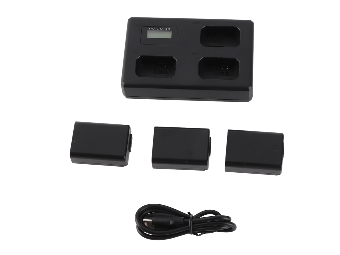 Carregador De Bateria Np-fw50 Usb Compatível Com Câmeras Sony
