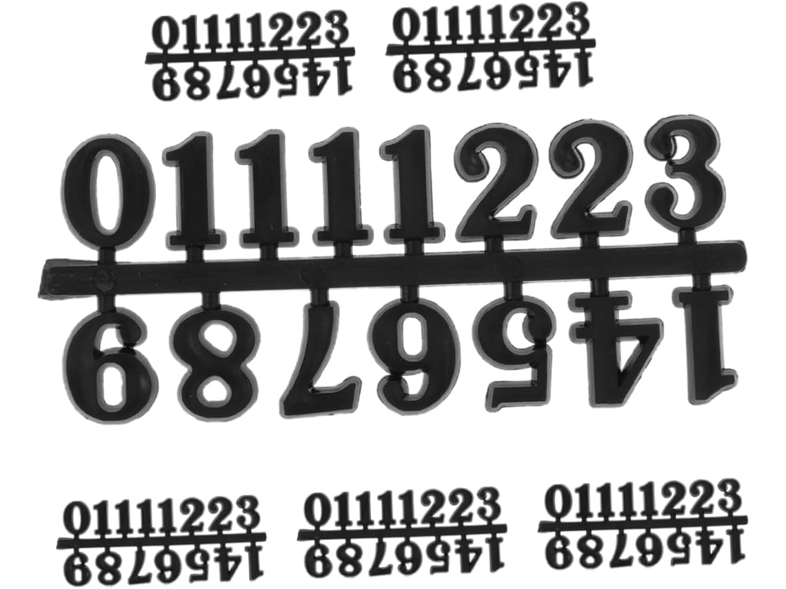 Conjuntos De Numerais Arábicos Para Relógio Kit Faça Você Mesmo Para Numeração De Relógios Digit Gokoco