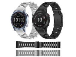 Bracelete de Smartwatch para Garmin Enduro 26Mm Cinza Titânio VENISYMLIS