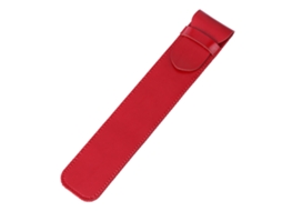 Estojo De Caneta Em Couro (proteção E Armazenamento) Couro Crazy Horse Vermelho Para Lápis Stylus Apple Pencil