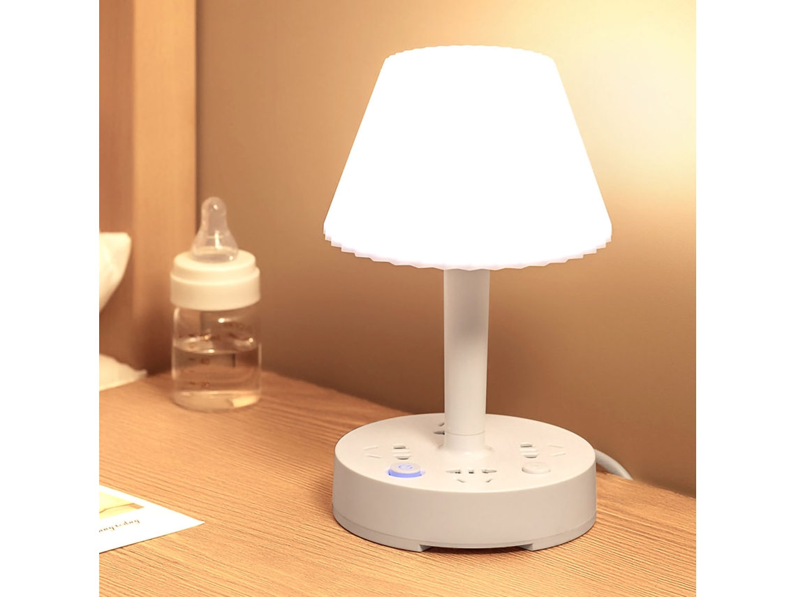 2026 lâmpada de Mesa Criativa com Tomada Multifuncional para Quarto e Computador 110‑250v Cn