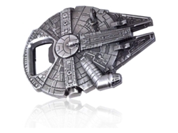 Nova Line abre garrafas de Metal Millennium Falcon Star Wars 2025 Prático e Divertido 2,5x2,1 Polegadas
