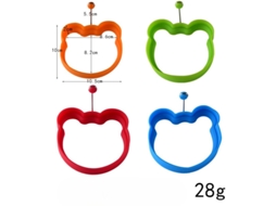 Anéis de Silicone para Ovos para Panquecas e Sanduíches Frigideira Pack 4 HEXINYIGJLY