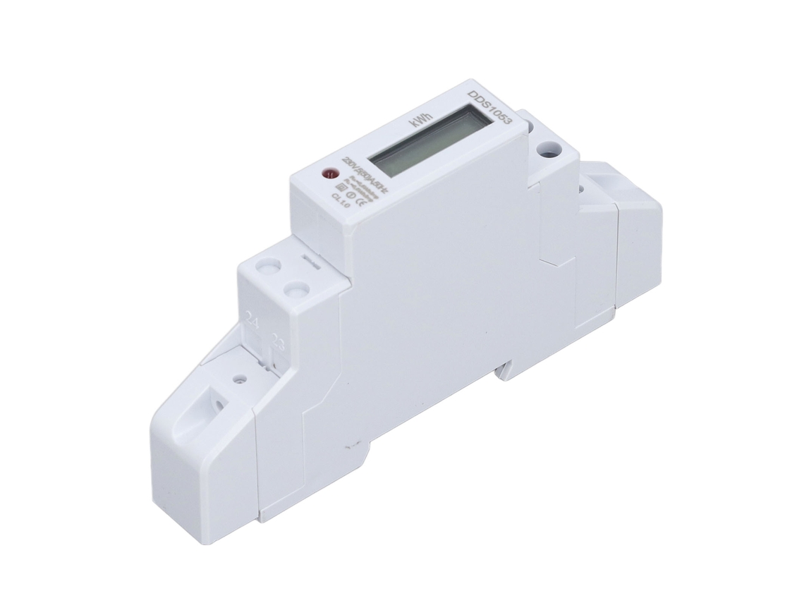 Medidor De Energia Monofásico Din Rail Digital Lcd 5(50)a 230v Testador De Voltagem