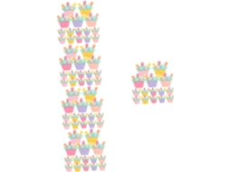 Lurrose Conjunto De 100 Alfinetes Com Design Floral Acessórios