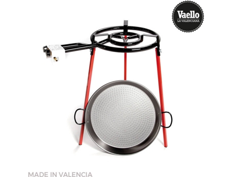 SET FRIGIDEIRAS POLIDAS 46CM COM TRIPODE E QUEIMADOR GAS 400MM 