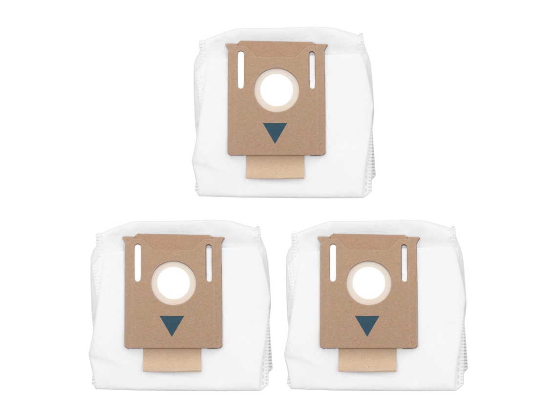 3pcs Saco de Poeira para Aspirador Deebot T8 Max T8 Aivi+ T9 Max T9 Aivi+ com Filtração 99% Capacidade Grande