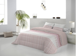 Colcha JVR Bombay (Poliéster - Rosa - 160 cm)