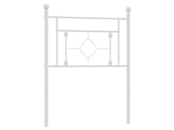 Conjunto 1 Cabeceira De Cama Vidaxl Branco Aço (80 X 3 X 97 Cm)