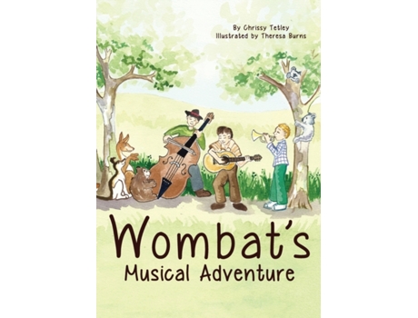 Livro Wombat's Musical Adventure Chrissy Tetley (Inglês)