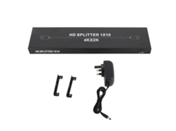 Divisor de interface, 1 entrada, 10 saídas, 4K 30Hz, 100-240V, UK plug AQUAFORGE