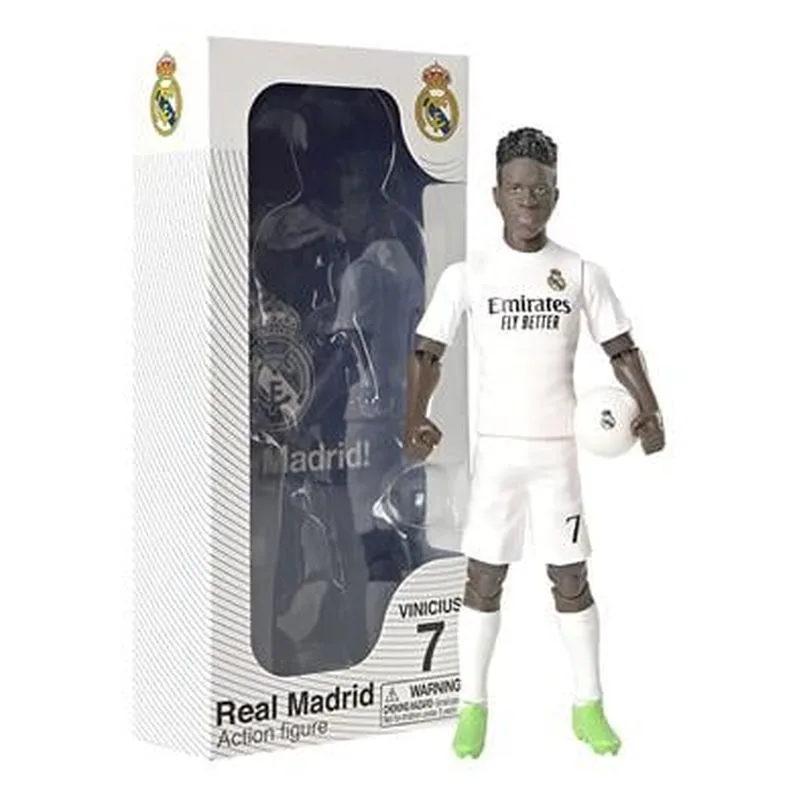 Boneco Articulado Vinicius Junior 7 Real Madrid 20cm Banbotoys 83606 Banbotoysp25