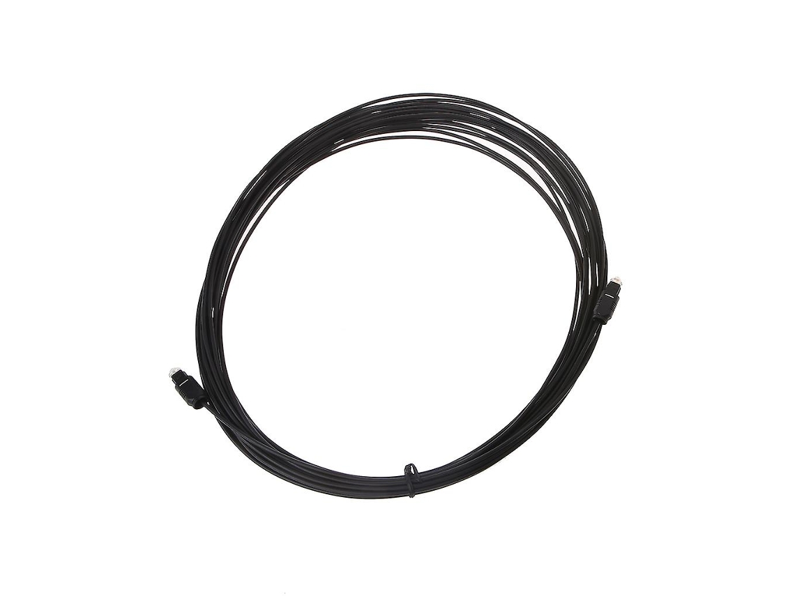 Cabo De Áudio Óptico Digital Para Toslink Spdif Dvd Cd 0,5m 1m 1,5m 1,8m Para 3m 5m Allinless