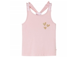 T-shirt De Alças Para Criança Rosa-claro 116