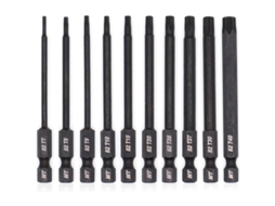 Conjunto De Bits Torx Para Chaves Fenda, Furadeiras E Soquetes, Resistente À Temperatura, Tratamento Térmico Avançado, Revestimen -aquaforge