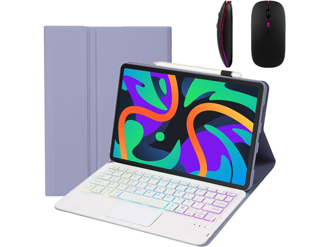 Capa Teclado ZRUXE para Lenovo Tab P12 Pro 12,6'' com trackpad retroiluminado | ZRUXE