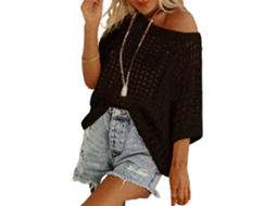 Camisa de Praia Feminina em Crochê SFUSHOS