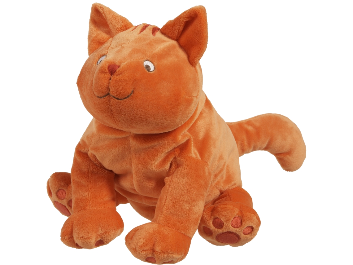 Brinquedo Fofinho Happy Horse Dikkie Dik 30cm Gato De Pelúcia Laranja Presente Para Bebê
