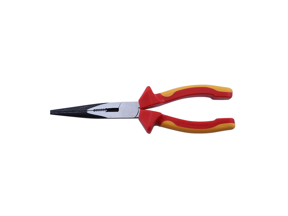 Alicate Pontiaguda Curvo Isolado 1000V 8 Polegadas S/MARCA