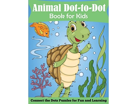 Livro Animal DottoDot Book for Kids Connect the Dots Puzzles for Fun and Learning de Blue Wave Press (Inglês)