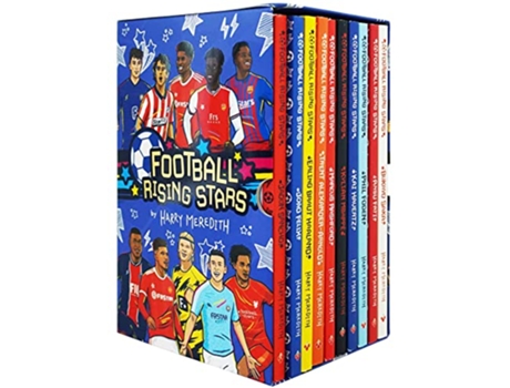 Livro Football Rising Stars 10 Book Box Set de Harry Meredith (Inglês)