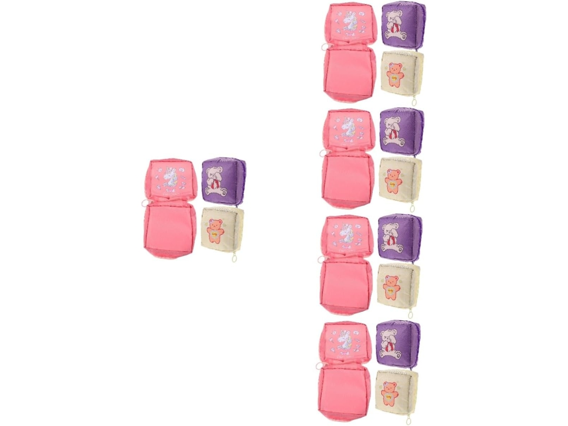 Kit Com 5 S De Organizadores Portáteis Para Absorventes Higiênicos Em Saquinhos Charmosos.