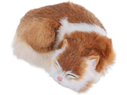 Almofada De Corpo De Gatinho Amarelo Simulado, Adorável Boneca, Figura Decorativa.