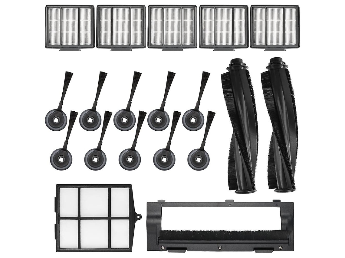 Acessórios de Aspirador Rolo de reposição escova lateral escova compatível com Hepa S87 R85 Rv850 de pó