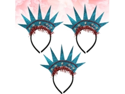 Conjunto De 3 Tiaras De Coroa Leves Em Abs, Acessórios De Cabelo Criativos