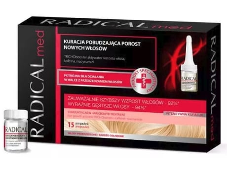 Tratamento Estimulante De Crescimento Capilar Radical Med 15 Ampolas X 5ml Ideepharm