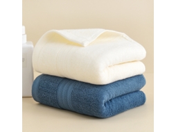 Toalhas de Algodão Superabsorventes e Macias Pacote com 2, 75*35cm para Banho, Mãos, Rosto, Academia e Spa AQUAFORGE